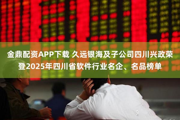 金鼎配资APP下载 久远银海及子公司四川兴政荣登2025年四川省软件行业名企、名品榜单